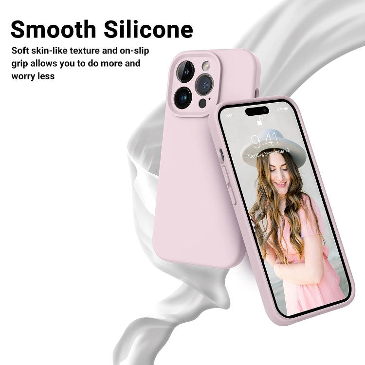 Apple iPhone 15 Pro Max Silicone Case with MagSafe - Light Pink  ​​​​​​​ : Cell Phones & Accessories