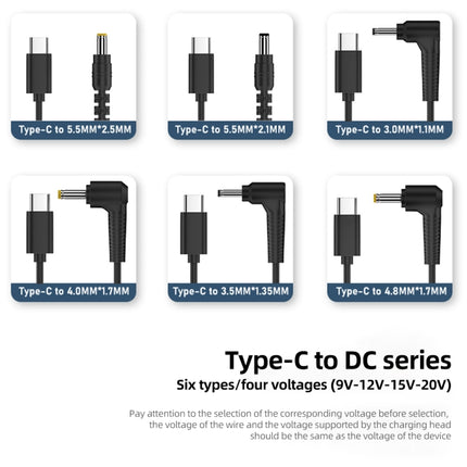 12V 3.0 x 1.1mm DC Power to Type-C Adapter Cable-garmade.com