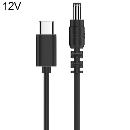 12V 5.5 x 2.1mm DC Power to Type-C Adapter Cable-garmade.com