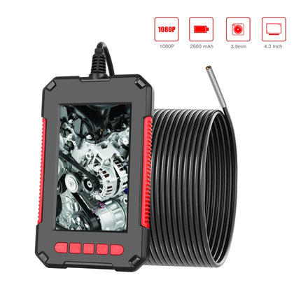 P40 3.9mm Red HD Waterproof Portable Integrated Hand-held Vertical Screen Industry Endoscope, Length:2m(Hardwire)-garmade.com