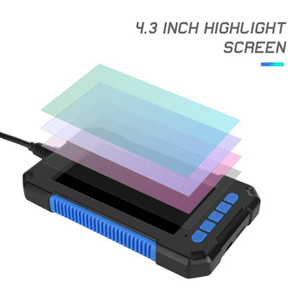 P40 5.5mm HD Blue Waterproof Portable Integrated Hand-held Vertical Screen Industry Endoscope, Length:2m(Hardwire)-garmade.com