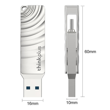 Lenovo Thinkplus MU232 USB 3.2 + USB-C / Type-C Dual Head Flash Drive, Memory:32GB-garmade.com