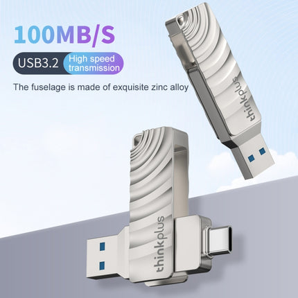 Lenovo Thinkplus MU232 USB 3.2 + USB-C / Type-C Dual Head Flash Drive, Memory:32GB-garmade.com