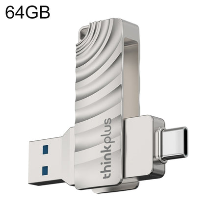 Lenovo Thinkplus MU232 USB 3.2 + USB-C / Type-C Dual Head Flash Drive, Memory:64GB-garmade.com
