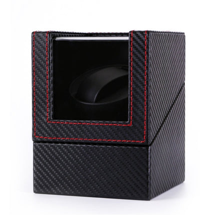 Leather Single Watch Box Electric Motor Watch Shaker Automatic Watch Shaker, US Plug-garmade.com