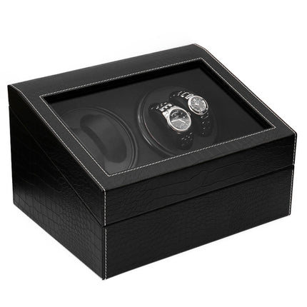 Mechanical Automatic Watch Box Electric Motor Watch Shaker, US Plug-garmade.com