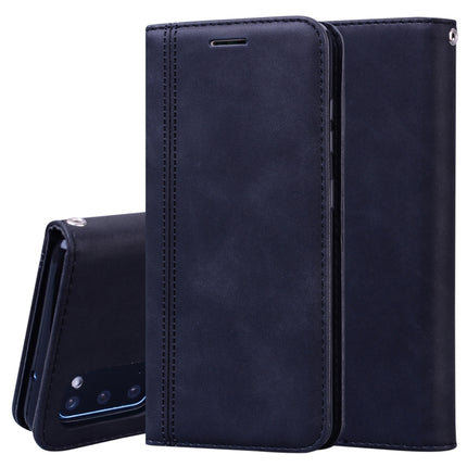 For Samsung Galaxy S20 Frosted Business Magnetic Horizontal Flip PU Leather Case with Holder & Card Slot & Lanyard(Black)-garmade.com