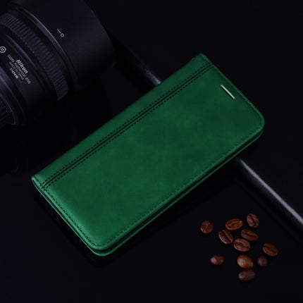 For Samsung Galaxy S20 Frosted Business Magnetic Horizontal Flip PU Leather Case with Holder & Card Slot & Lanyard(Green)-garmade.com