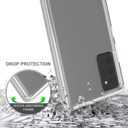 For Samsung Galaxy Note 20 Shockproof Scratchproof TPU + Acrylic Protective Case(Black)-garmade.com