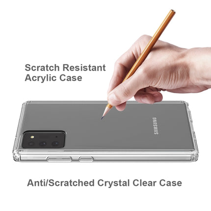 For Samsung Galaxy Note 20 Ultra Shockproof Scratchproof TPU + Acrylic Protective Case(Black)-garmade.com