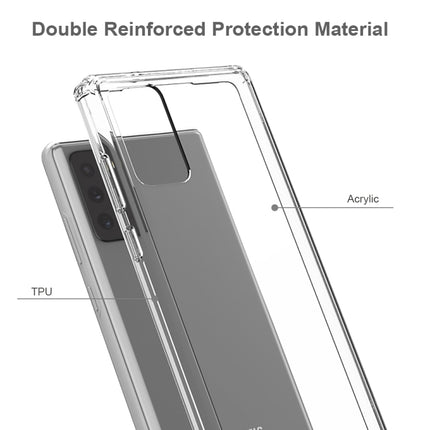 For Samsung Galaxy Note 20 Ultra Shockproof Scratchproof TPU + Acrylic Protective Case(Transparent)-garmade.com