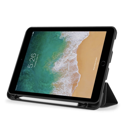 For iPad Pro 10.5 inch DG.MING See Series Horizontal Flip Leather Case with Holder & Pen Holder(Black)-garmade.com