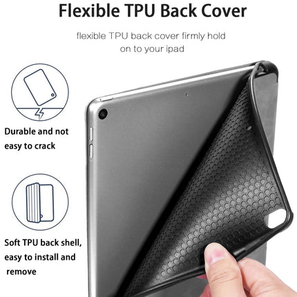 For iPad Pro 10.5 inch DG.MING See Series Horizontal Flip Leather Case with Holder & Pen Holder(Grey)-garmade.com