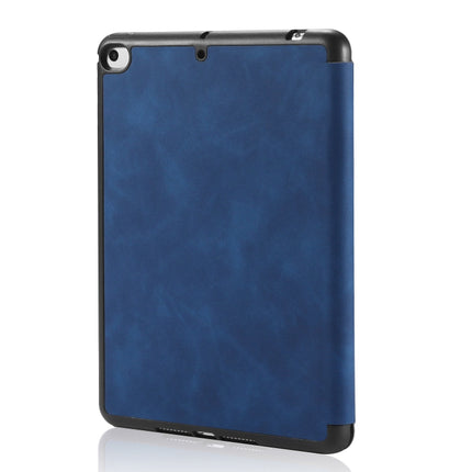 For iPad Mini 5 / 4 DG.MING See Series Horizontal Flip Leather Case with Holder & Pen Holder(Blue)-garmade.com