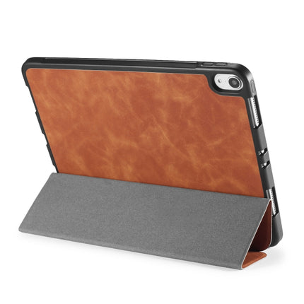 For iPad Pro 11 inch (2018) DG.MING See Series Horizontal Flip Leather Case with Holder & Pen Holder(Brown)-garmade.com