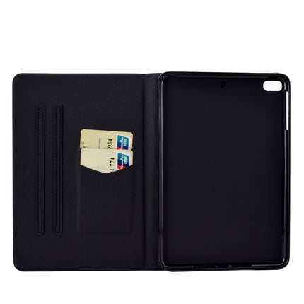 For iPad mini 5 / 4 / 3 / 2 / 1 Voltage Painted Pattern Tablet PC Protective Leather Case with Bracket & Card Slots & Sleep / Wake-up & Anti-skid Strip(Chrysanthemum Elephant)-garmade.com