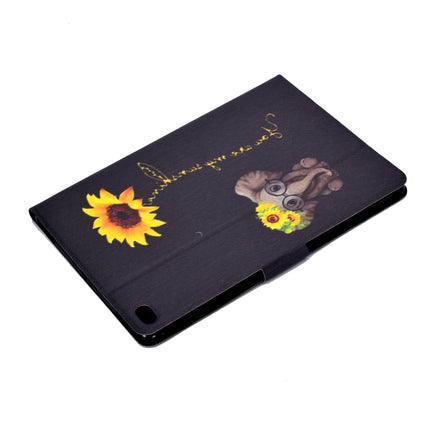 For iPad Air / Air 2 / iPad 9.7 inch (2017) & (2018) Voltage Painted Pattern Tablet PC Protective Leather Case with Bracket & Card Slots & Sleep / Wake-up & Anti-skid Strip(Chrysanthemum Elephant)-garmade.com
