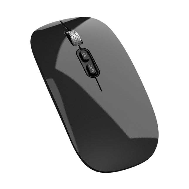 HXSJ M103 1600DPI UV 2.4GHz Wireless Rechargeable Mouse(Black)-garmade.com