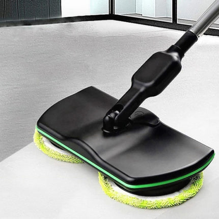 Waxing Electric Rechargeable Wireless Electric Mopping Machine Rotary Drag Handle Push Type Cleaning Machine, Plug Type:EU Plug-garmade.com