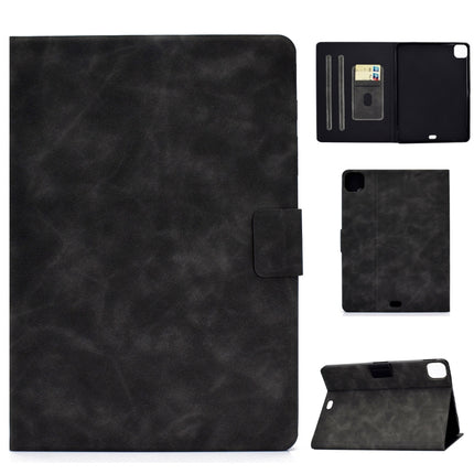 For iPad Pro 11 (2020) & (2018) Cowhide Texture Horizontal Flip Leather Tablet Case with Holder & Card Slots & Sleep / Wake-up Function(Grey)-garmade.com