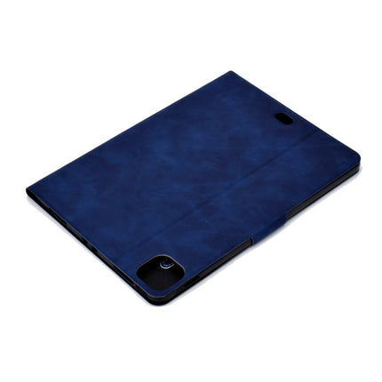 For iPad Pro 11 (2020) & (2018) Cowhide Texture Horizontal Flip Leather Tablet Case with Holder & Card Slots & Sleep / Wake-up Function(Blue)-garmade.com