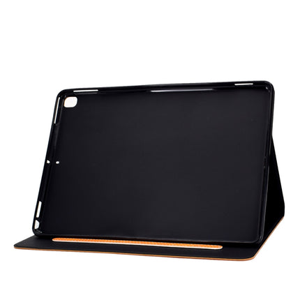 For iPad 10.2 / Air (2019) / Pro 10.5 Cowhide Texture Horizontal Flip Leather Case with Holder & Card Slots & Sleep / Wake-up Function(Khaki)-garmade.com