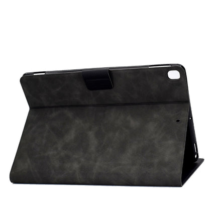For iPad 10.2 / Air (2019) / Pro 10.5 Cowhide Texture Horizontal Flip Leather Case with Holder & Card Slots & Sleep / Wake-up Function(Grey)-garmade.com