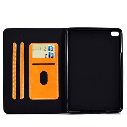 For iPad mini 5 / 4 / 3 / 2 / 1 Cowhide Texture Horizontal Flip Leather Case with Holder & Card Slots & Sleep / Wake-up Function(Khaki)-garmade.com