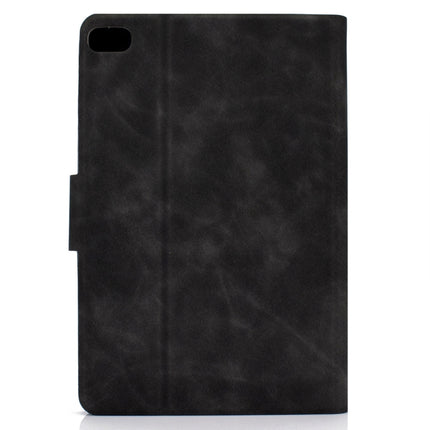 For iPad mini 5 / 4 / 3 / 2 / 1 Cowhide Texture Horizontal Flip Leather Case with Holder & Card Slots & Sleep / Wake-up Function(Grey)-garmade.com