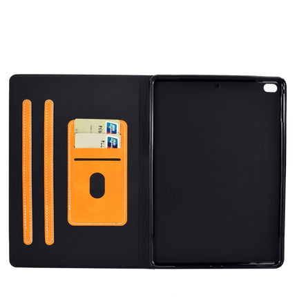 For iPad Air 2 / Air / 9.7 (2018) & (2017) Cowhide Texture Horizontal Flip Leather Case with Holder & Card Slots & Sleep / Wake-up Function(Khaki)-garmade.com
