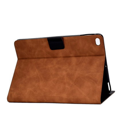 For iPad Air 2 / Air / 9.7 (2018) & (2017) Cowhide Texture Horizontal Flip Leather Case with Holder & Card Slots & Sleep / Wake-up Function(Brown)-garmade.com