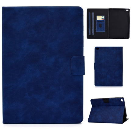 For iPad Air 2 / Air / 9.7 (2018) & (2017) Cowhide Texture Horizontal Flip Leather Case with Holder & Card Slots & Sleep / Wake-up Function(Blue)-garmade.com