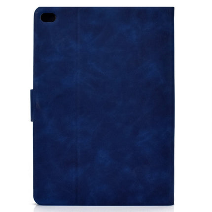 For iPad Air 2 / Air / 9.7 (2018) & (2017) Cowhide Texture Horizontal Flip Leather Case with Holder & Card Slots & Sleep / Wake-up Function(Blue)-garmade.com
