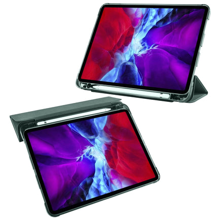 For iPad Pro 11 (2020) / iPad Pro 11(2018) 3-folding Horizontal Flip PU Leather + Shockproof TPU Tablet Case with Holder & Pen Slot(Pine Green)-garmade.com