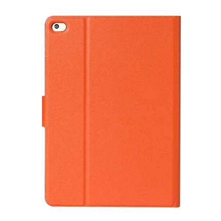 For iPad 9.7 (2017/2018) & Air 2 & Air Solid Color Horizontal Flip Leather Case with Card Slots & Holder & Sleep / Wake-up Function(Orange)-garmade.com