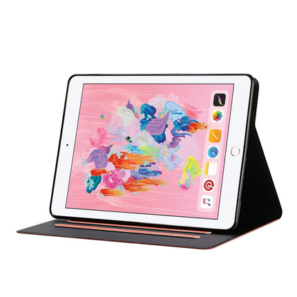 For iPad 9.7 (2017/2018) & Air 2 & Air Solid Color Horizontal Flip Leather Case with Card Slots & Holder & Sleep / Wake-up Function(Orange)-garmade.com