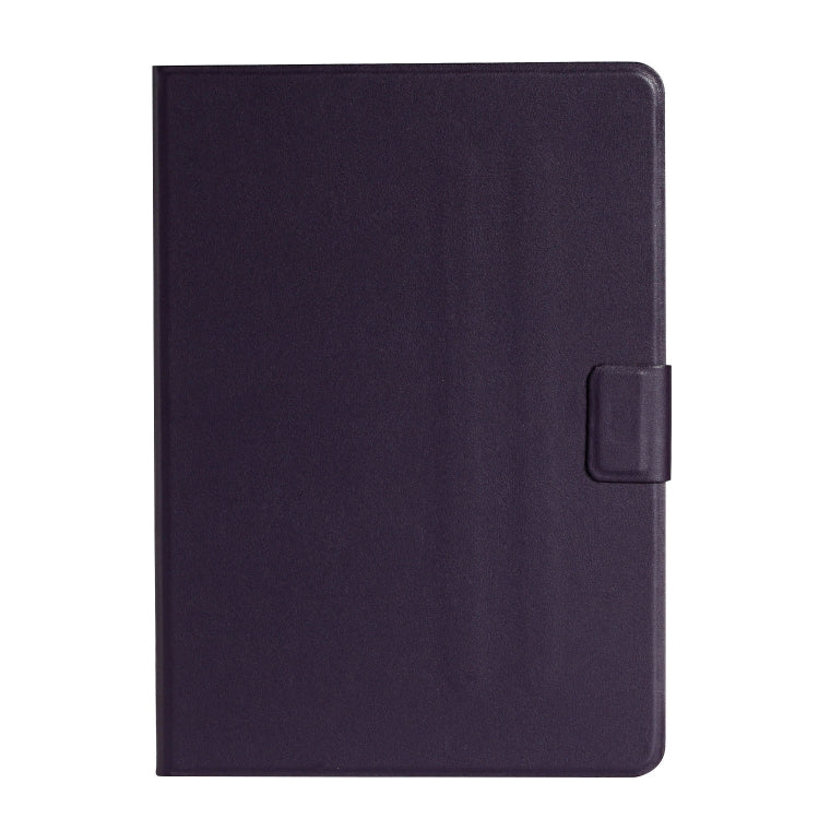 For iPad 9.7 (2017/2018) & Air 2 & Air Solid Color Horizontal Flip Leather Case with Card Slots & Holder & Sleep / Wake-up Function(Purple)-garmade.com