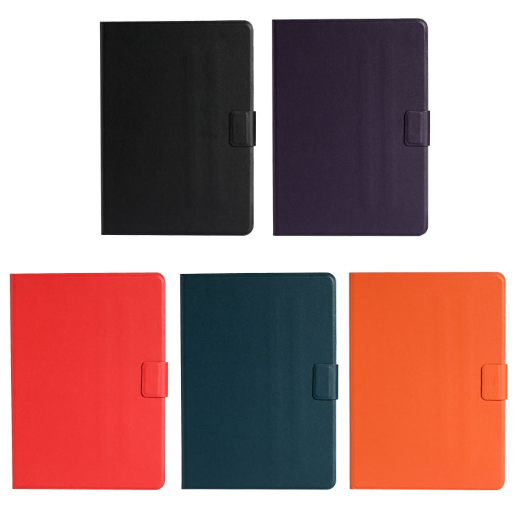 For iPad 9.7 (2017/2018) & Air 2 & Air Solid Color Horizontal Flip Leather Case with Card Slots & Holder & Sleep / Wake-up Function(Purple)-garmade.com