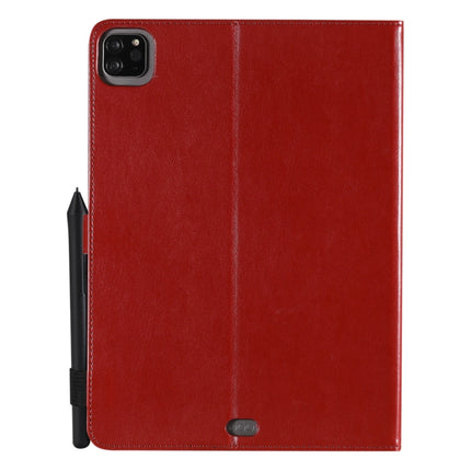 For iPad Pro 11 (2020) & (2018) Cat Bee Embossing Pattern Horizontal Flip Leather Tablet Case with Holder & Card Slots & Wallet & Pen Slot & Wake-up / Sleep Function(Red)-garmade.com