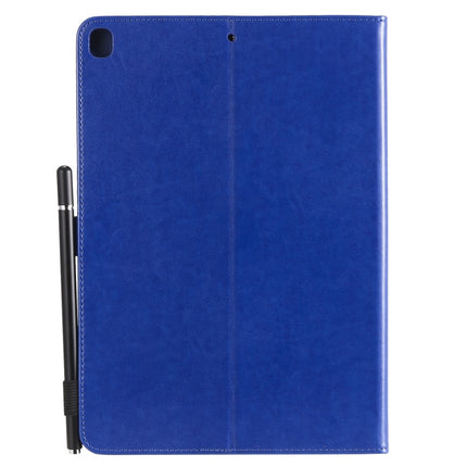 For iPad 10.2 / Air (2019) / Pro 10.5 Cat Bee Embossing Pattern Horizontal Flip Leather Case with Holder & Card Slots & Wallet & Pen Slot & Wake-up / Sleep Function(Blue)-garmade.com