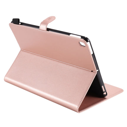 For iPad 10.2 / Air (2019) / Pro 10.5 Cat Bee Embossing Pattern Horizontal Flip Leather Case with Holder & Card Slots & Wallet & Pen Slot & Wake-up / Sleep Function(Rose Gold)-garmade.com