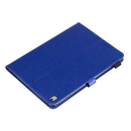 For iPad Air 2 / Air / 9.7 (2018) & (2017) Cat Bee Embossing Pattern Horizontal Flip Leather Case with Holder & Card Slots & Wallet & Pen Slot & Wake-up / Sleep Function(Blue)-garmade.com