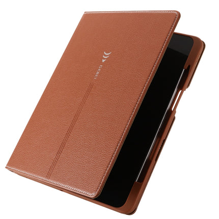 For iPad Pro 11 inch (2020) GEBEI PU+TPU Horizontal Flip Protective Tablet Case with Holder & Card Slots(Brown)-garmade.com
