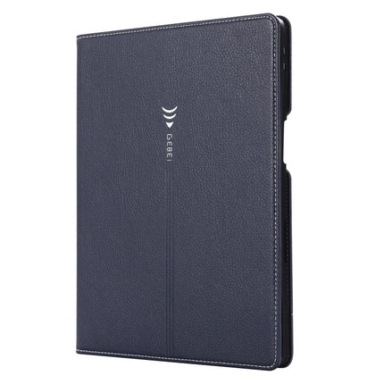 For iPad Pro 11 inch (2020) GEBEI PU+TPU Horizontal Flip Protective Tablet Case with Holder & Card Slots(Blue)-garmade.com