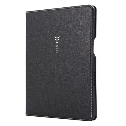 For iPad Pro 11 inch (2020) GEBEI PU+TPU Horizontal Flip Protective Tablet Case with Holder & Card Slots(Black)-garmade.com