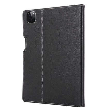 For iPad Pro 11 inch (2020) GEBEI PU+TPU Horizontal Flip Protective Tablet Case with Holder & Card Slots(Black)-garmade.com