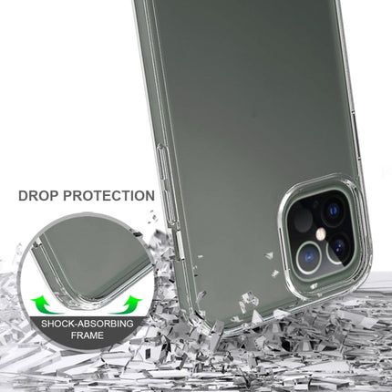 For iPhone 12 Pro Max Shockproof Scratchproof TPU + Acrylic Protective Case(Black)-garmade.com