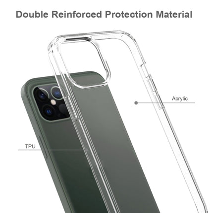 For iPhone 12 Pro Max Shockproof Scratchproof TPU + Acrylic Protective Case(Transparent)-garmade.com