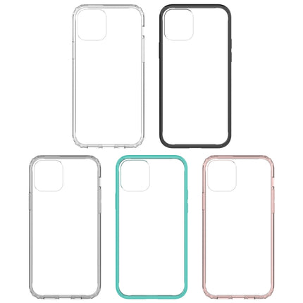 For iPhone 12 / 12 Pro Shockproof Scratchproof TPU + Acrylic Protective Case(Black)-garmade.com