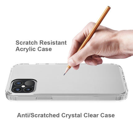 For iPhone 12 / 12 Pro Shockproof Scratchproof TPU + Acrylic Protective Case(Transparent)-garmade.com